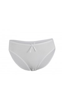12 Adet Yıldız Bayan Viscon Likralı Bikini Külot Slip Beyaz 3555