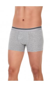 6 Adet Yıldız Erkek Likralı Formen Boxer Short Gri 367