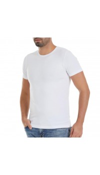 6 Adet Yıldız Erkek Modal Kısa Kollu T-Shirt Fanila Beyaz 335