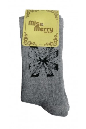 12 li Paket Miss Merry Bayan Kışlık Havlu Çorap Karışık Renk