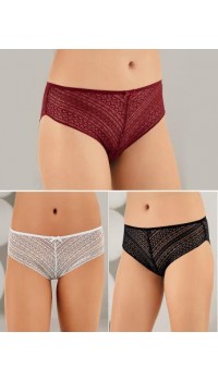 6 lı Paket Şahinler Bayan Lez Dantelli Bikini Külot B3086