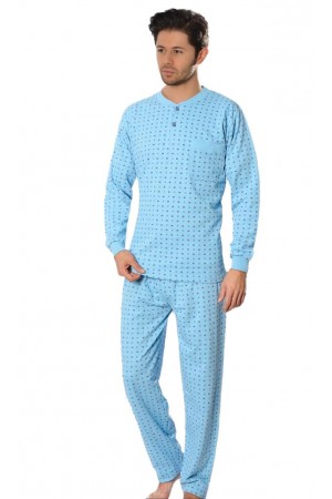 Aysu 2060 Erkek Uzun Kol Pijama Takımı Penye Pijama Takımı