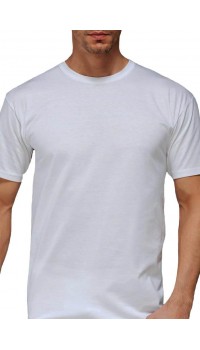 Çift Kaplan Erkek Süprem Atlet Beyaz T-Shirt 947