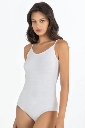 Fabony Bayan İp Askılı Çıtçıtlı Body 1180