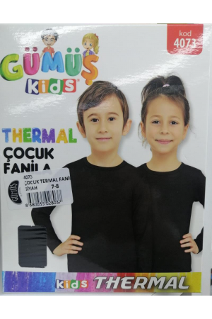 Gümüş Erkek Çocuk Termal Fanila Üst İçlik