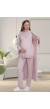 Mecit 1519 Hamile Lohusa Gül Kurusu Sabahlık Gecelik Pijama Seti